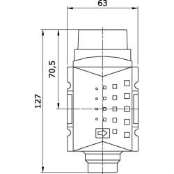 Rutulinis vožtuvas G 1/2 KH3G12IPB2