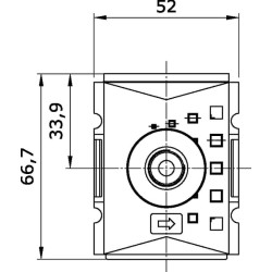 Skirstytuvas 3 krypčių, G 1/4i VT3G14IPB1