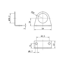 Montavimo laikiklis C114ST