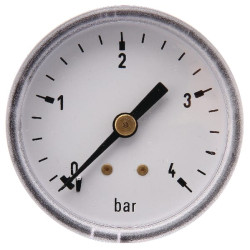 Slėgio matuoklis Ø50 0–4 bar 1/4 colio galinis MA504B04ST