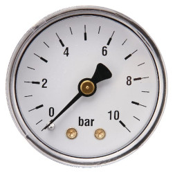 Slėgio matuoklis Ø50 0–10 bar 1/4 colio galinis MA5010B04ST