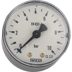 Galinis manometras Ø50 0-10 bar MA5010B04PL