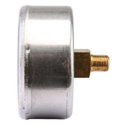 Slėgio matuoklis Ø63 0–10 bar 1/4 colio galinis MA6310B04SS