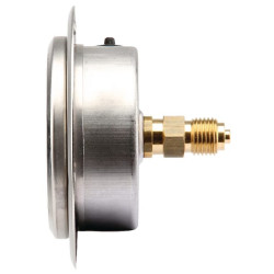 Manometras Ø63 0–10 bar 1/4 colio, montuojamas ant skydelio MA6310P04SS