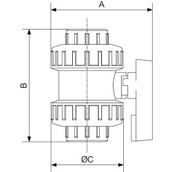 Prevost rutulinis vožtuvas 32 mm PVRVFF32