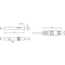Nendrinis jungiklis su kištuku SENSR8M8