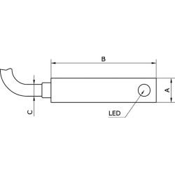 Nendrinis jungiklis su kabeliu SENSRCC5
