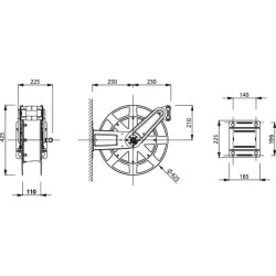 Žarnos ritė Ø12,5 15 m KPU 8426