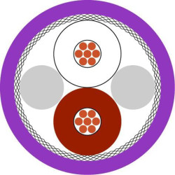 CAN magistralės kabelis 4x1x0,34 PUR UL CAN802339