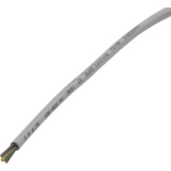 Kabelis 3x0,8mm², pilkas, PVC, metrui, Helukabel FLEXYJZ3075