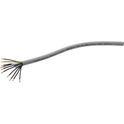 Kabelis 10x1mm², pilkas, PVC, metrui, Helukabel FLEXYJZ101