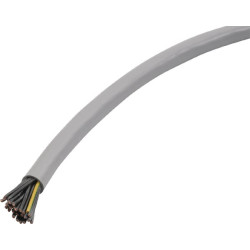 Kabelis 25x0,8mm², pilkas, PVC, metrui, Helukabel FLEXYJZ25075