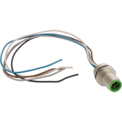 M12 išorinis flanšo kištukas, 5 polių 7000135219720020