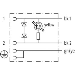Kištukas 18 mm 5 m kabelis PUR/PVC 18021MSUDA6260500