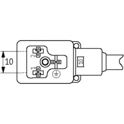 Vožtuvo jungties kabelių rinkinys 10021MSUDB
