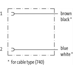 Vožtuvo jungties kabelių komplektas 1,5 m JT70001150