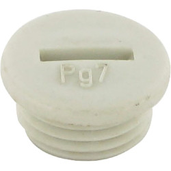 Srieginis kamštis PG7, plastikinis PG7B