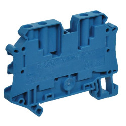 Dviejų lygių gnybtų blokas 30A mėlynas UT4QUATTROBU