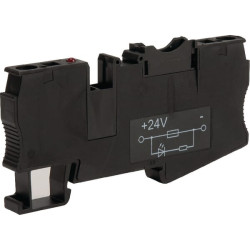 Saugiklių modulinė gnybtų blokas ST4FSICLED24