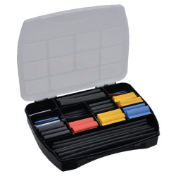 Asortimento dėžutė susitraukiantiems vamzdeliams, 124 vnt. DP0053