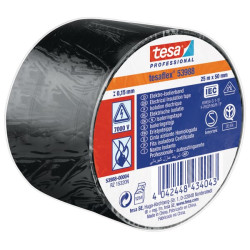 Izoliacinė juosta, juoda, 25 m x 50 mm TesaFLEX® T539880000400