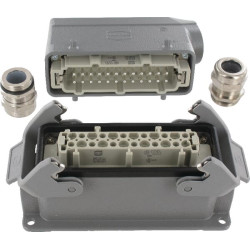 Pilnas 24 polių paviršinio montavimo jungčių rinkinys HANKIT24BS