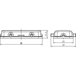 16B dangtelis su 4 kaiščiais 09300165405
