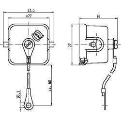 3A dangtelis F įdėklui, meta 09200035425