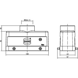 Kapotas 24B, LC M32 Viršutinis įėjimas 19300241422