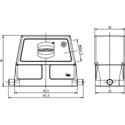 Kapotas 16B, HC M32 Šoninis įėjimas 19300160547