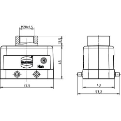 10B gaubtas, LC M20, viršutinis įvadas 19300101420