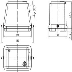 Kapotas 48B, HC M40 Šoninis įėjimas 19300480548