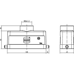 Kapotas 24B, LC M32 Viršutinis įėjimas 19300241442