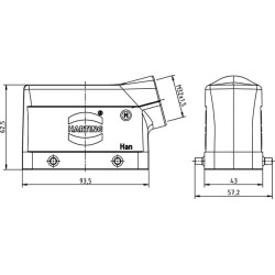 Kapotas 16B, LC M32 Šoninis įėjimas 19300161522