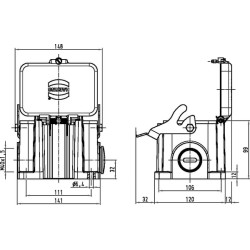 48B namas, HC paviršinis 2xM40 1 svirtis 19300480298
