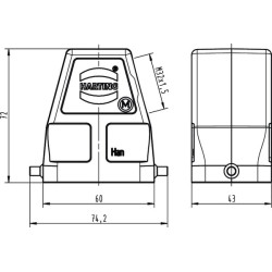 Kapotas 6B, HC M32 Šoninis įėjimas 19300060547
