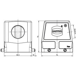 Kapotas 32B, HC M40 Šoninis įėjimas 19300320528