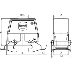 Jungiamojo gaubto 16B, HC M32 viršutinis įvadas 19300160737