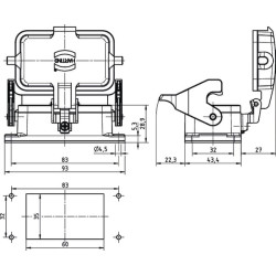 10B namas, LC pertvara, 1 svirtis, 09300100303