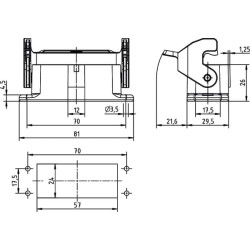 10A namas, LC pertvara, 1 svirtis, 09200100301