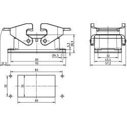 10B namas, LC pertvara, 2 svirtys, 09300100301