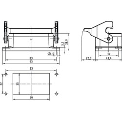 10B namas, LC pertvara, 1 svirtis, 09300100305