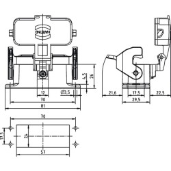 10A namas, LC pertvara, 1 svirtis, 09200100321
