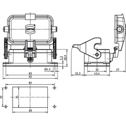 10B namas, LC pertvara, 1 svirtis, 09300100318