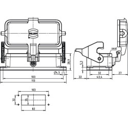 16B namas, LC pertvara, 1 svirtis, 09300160306