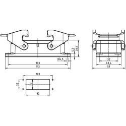 16B namas, LC pertvara, 2 svirtys, 09300160301