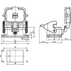 6B namas, LC pertvara, 1 svirtis, 09300060302