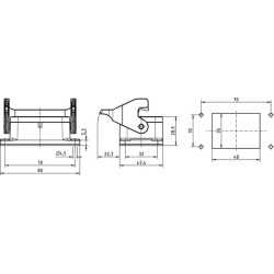 6B namas, LC pertvara, 1 svirtis, 09300060301