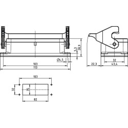 16B namas, LC pertvara, 1 svirtis, 09300160307