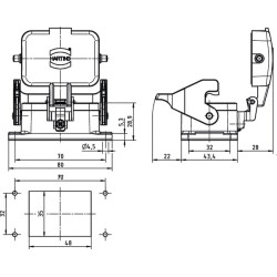 6B namas, LC pertvara, 1 svirtis, 09300060318